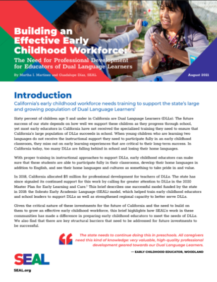 Building an Effective Early Childhood Workforce: