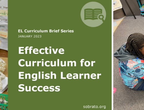 Effective Curriculum for English Learner Success Series